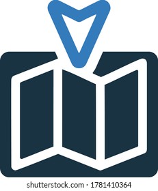 Gps, navigate, navigator icon design