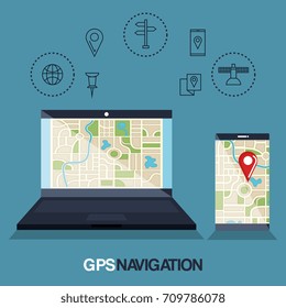 gps navigation app icons