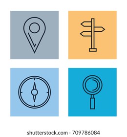 gps navigation app icons