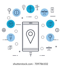gps navigation app icons