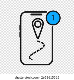 APP de navegación GPS con teléfono