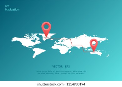gps navigation around the world