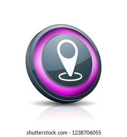 GPS Navigation button illustration