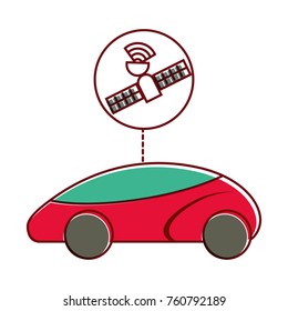 gps navigation car autonomous satellite connection
