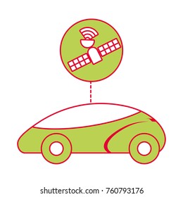 gps navigation car autonomous satellite connection
