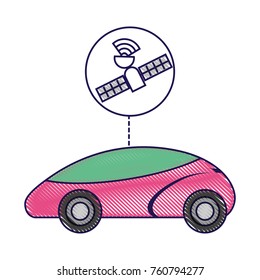 gps navigation car autonomous satellite connection