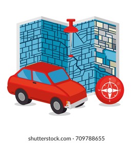 gps navigation concept