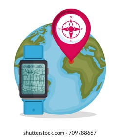 gps navigation concept