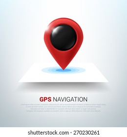GPS navigation design element