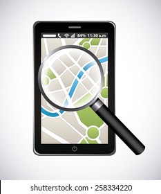 gps navigation design, vector illustration eps10 graphic 
