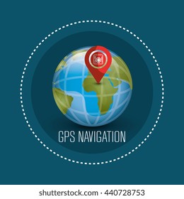 gps navigation design, vector illustration eps10 graphic 