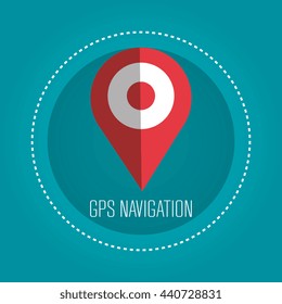 gps navigation design, vector illustration eps10 graphic 