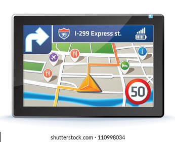 GPS Navigation Display