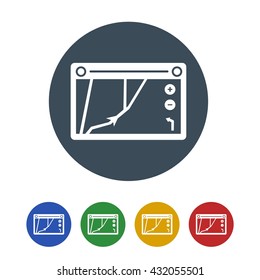 Gps navigation divice Icon Isolated on White Background.vector illustration icon