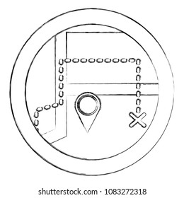 gps navigation find route mobile button app