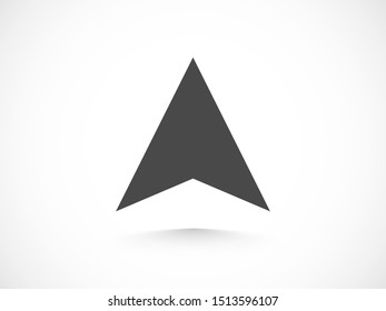 GPS navigation icon. Travel concept. Location pin on map vector icon. Compass, direction road.