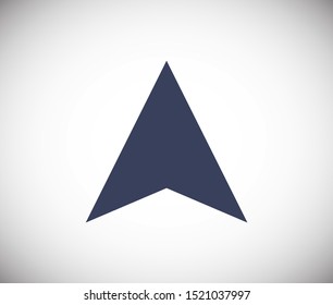 GPS navigation icon. Travel concept. Location pin on map vector icon. Compass, direction road.