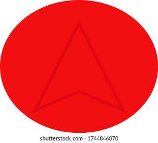 GPS navigation icon. Travel concept. Location pin on map vector icon. Compass, direction road.