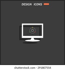 GPS navigation. icon. vector design