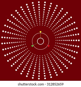 GPS navigation. icon. vector design