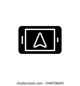 Icono de navegación GPS en vector. Logotipo