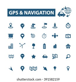 gps navigation icons

