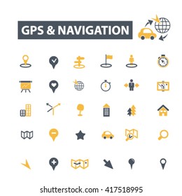 GPS-Navigationssymbole
