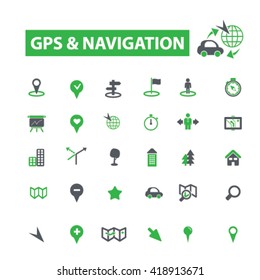 gps navigation icons
