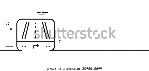 GPS navigation line\
icon. Road path sign. Route map device symbol. Minimal line\
illustration background. Gps line icon pattern banner. White web\
template concept. Vector