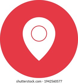 Gps, navigation, location, pin, map Icon vector image. Can be used for phone and tablet. Suitable for mobile apps, web apps and print media.