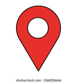 gps navigation location pointer image