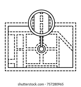 gps navigation map destination pointer road street