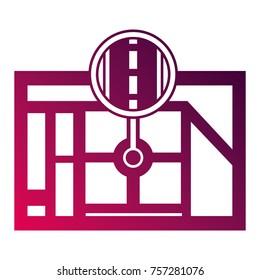 gps navigation map destination pointer road street