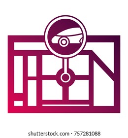 gps navigation map destination pointer car vehicle