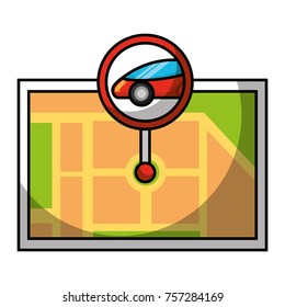 gps navigation map destination pointer car vehicle