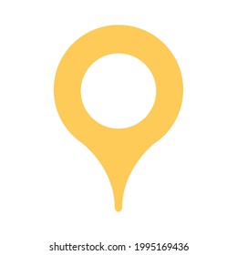 gps navigation pin isolated icon