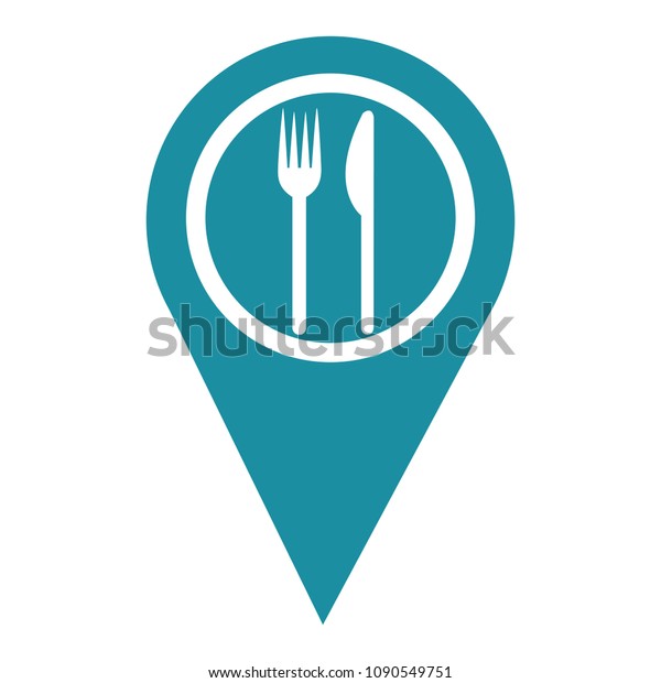 gps navigation\
pointer map restaurant\
symbol