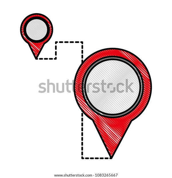 gps navigation\
pointers pin track\
displayed