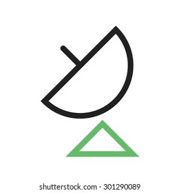 GPS, navigation, satellite icon vector image. Can also be used for mobile apps, phone tab bar and settings. Suitable for use on web apps, mobile apps and print media 