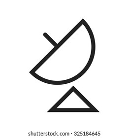 GPS, navigation, satellite icon vector image. Can also be used for mobile apps, phone tab bar and settings. Suitable for use on web apps, mobile apps and print media