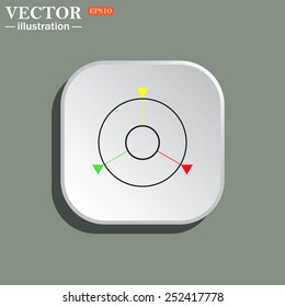 GPS navigation,  vector illustration, EPS 10