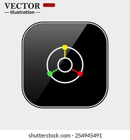 GPS navigation,  vector illustration, EPS 10