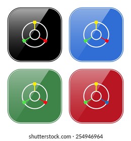 GPS navigation,  vector illustration, EPS 10