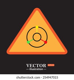 GPS navigation,  vector illustration, EPS 10