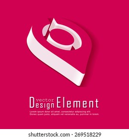 gps navigations design element. vector illustrations