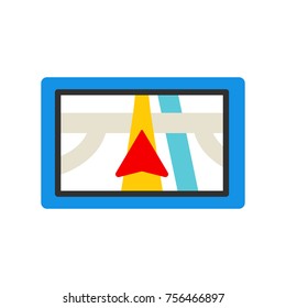 gps Navigator. flat icon