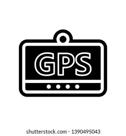 GPS navigator icon. Element of navigation for mobile concept and web apps icon. Glyph, flat icon for website design and development, app development