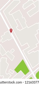 GPS navigator, navigation city map. Vector illustration. Navigation concept with pin pointer