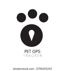 GPS pet tracker logo delivers a premium, sophisticated visual identity for innovative animal tech startups. This smart GPS pet tracker logo ensures instant market recognition, positioning your pet safety business as a trusted industry leader.