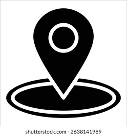 Gps Pin Icon Element For Design